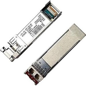 Cisco 10GBase-ZR SFP+ Module for SMF - For Optical Network, Data Networking - 1 x LC/PC Duplex 10GBase-ZR Network - Optical Fiber - Single-mode - 10 Gigabit Ethernet - 10GBase-ZR - Hot-swappable