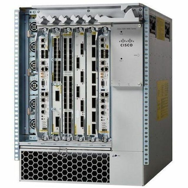 Cisco ASR 9906 4 Line Card Slot Chassis, 14 RU - Management Port - 14U - Rack-mountable - 1 Year