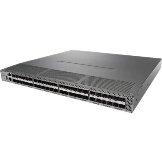Cisco MDS 9148S 16G Multilayer Fabric Switch with 12 enabled ports and 12 x 8G SW SFP+ - 8 Gbit/s - 12 Fiber Channel Ports - 2 x RJ-45 - Gigabit Ethernet - 48 x Total Expansion Slots - Manageable - Ra