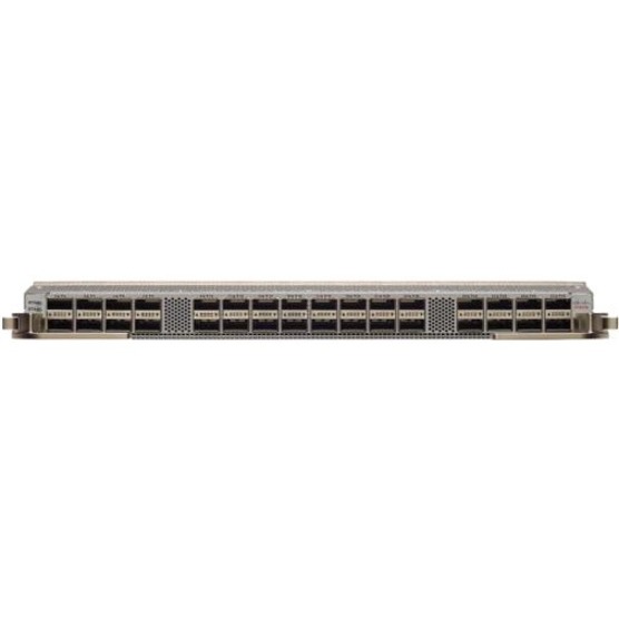 Cisco 100 Gigabit Ethernet Line Card - For Data Networking, Optical NetworkOptical Fiber100 Gigabit Ethernet - 100GBase-X - 32 x Expansion Slots - QSFP28