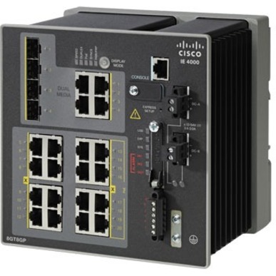 Cisco 4000 Layer 3 Switch - 8 Ports - Manageable - 10/100/1000Base-T, 100Base-X, 1000Base-X - Refurbished - 3 Layer Supported - 8 SFP Slots - Twisted Pair, Optical Fiber - Rail-mountable - TAA Complia