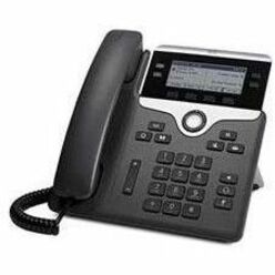 Cisco 7841 IP Phone - Corded - Corded - Wall Mountable, Desktop, Tabletop - Charcoal - TAA Compliant - 4 x Total Line - VoIP - 2 x Network (RJ-45) - PoE Ports