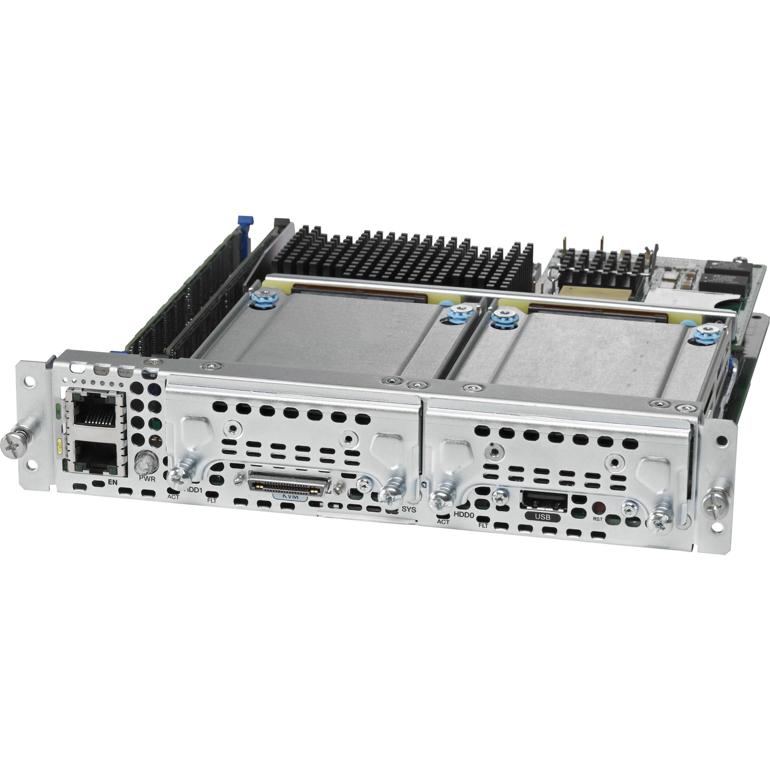 Cisco E140S Blade Server - 1 Xeon E3-1105C 1 GHz - 8 GB RAM - Serial Attached SCSI (SAS) Controller - Refurbished - 1 Processor Support - 16 GB RAM Support - DDR3 SDRAM - 0, 1 RAID Levels - Gigabit Et