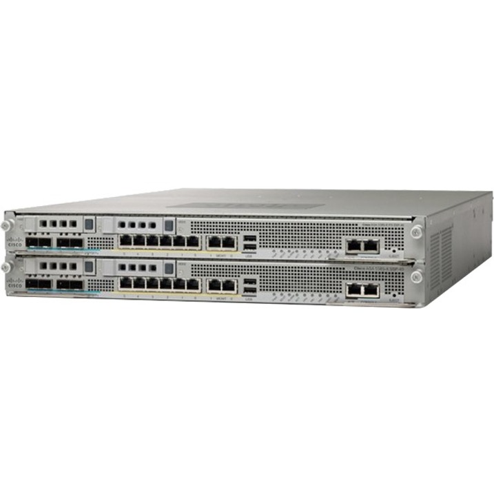 Cisco 5585-X Firewall Edition Adaptive Security Appliance - 8 Port - 10/100/1000Base-T, 10GBase-X - Gigabit Ethernet - 3DES, AES - 4 Total Expansion Slots - 2U - Rack-mountable