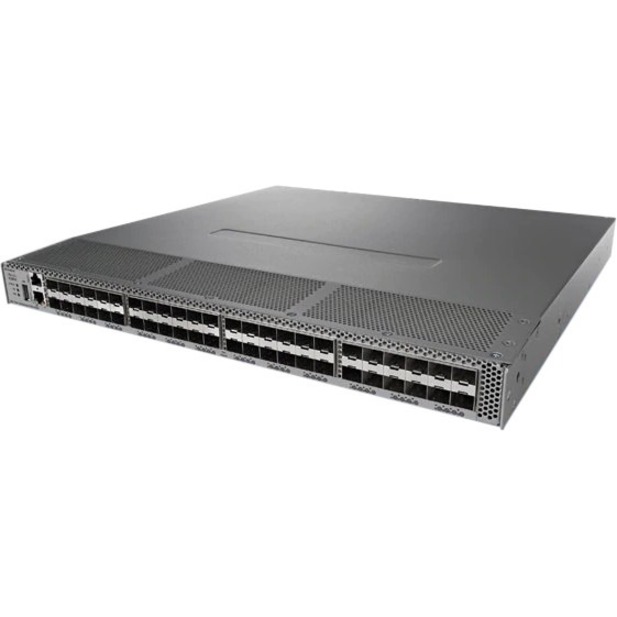 Cisco MDS 9148S 16G Multilayer Fabric Switch with 12 Enabled Ports - 16 Gbit/s - 12 Fiber Channel Ports - 48 x Total Expansion Slots - Manageable - Rack-mountable - 1U - Redundant Power Supply - Refur