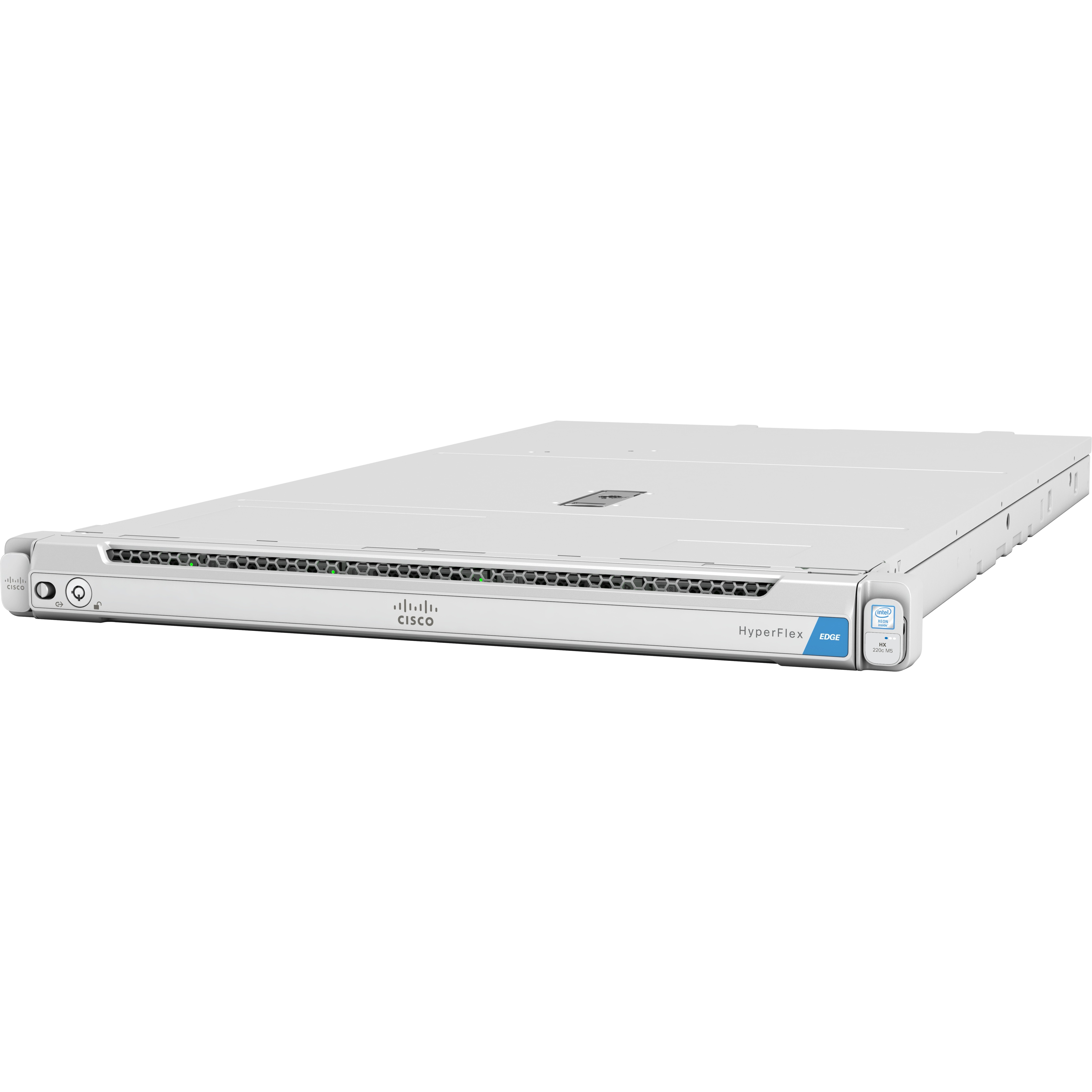 Cisco HyperFlex HX220c M5 Edge Server Barebone System - 1U Rack-mountable - 2 x Processor Support - Intel C620 Chip - 3 TB DDR4 SDRAM DDR4-2666/PC4-21300 Maximum RAM Support - 24 Total Memory Slots - 