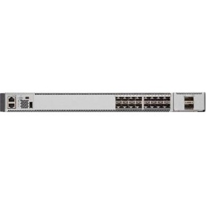Cisco Catalyst 9500 16-Port 10G Switch, 2 x 40GE Network Module, NW Adv. License - Manageable - 10 Gigabit Ethernet - 10GBase-X - 3 Layer Supported - Modular - 950 W Power Consumption - Optical Fiber 