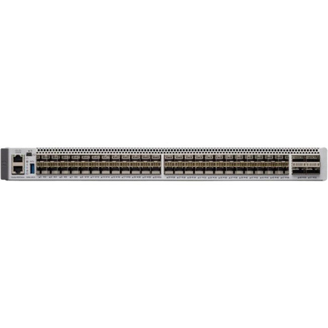Cisco Catalyst C9500-48Y4C-A Switch - Manageable - 25 Gigabit Ethernet, 100 Gigabit Ethernet - 25GBase-X, 100GBase-X - 3 Layer Supported - Modular - 650 W Power Consumption - Optical Fiber - 1U - Rack