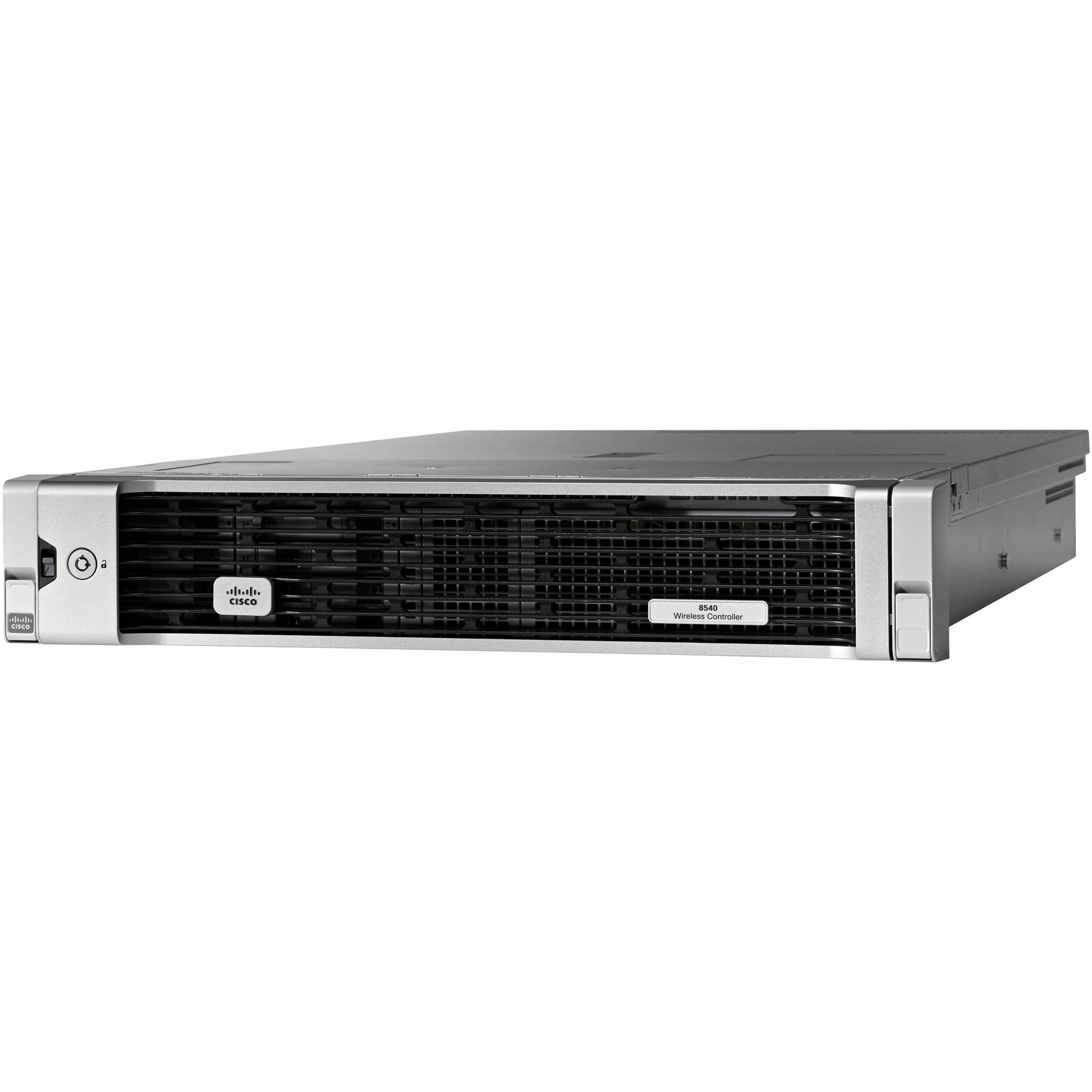 Cisco 8540 Wi-Fi 6 IEEE 802.11a/b/g/n/ac/ax/d/h/k/r/w/u/e Wireless LAN Controller - 4 x Network (RJ-45) - 10 Gigabit Ethernet - Rail-mountable, Rack-mountable