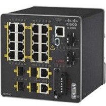Cisco IE-2000-16TC-G-L Ethernet Switch - 20 Ports - Manageable - Fast Ethernet, Gigabit Ethernet - 10/100Base-TX, 10/100/1000Base-T - Refurbished - 2 Layer Supported - 4 SFP Slots - Twisted Pair - Des