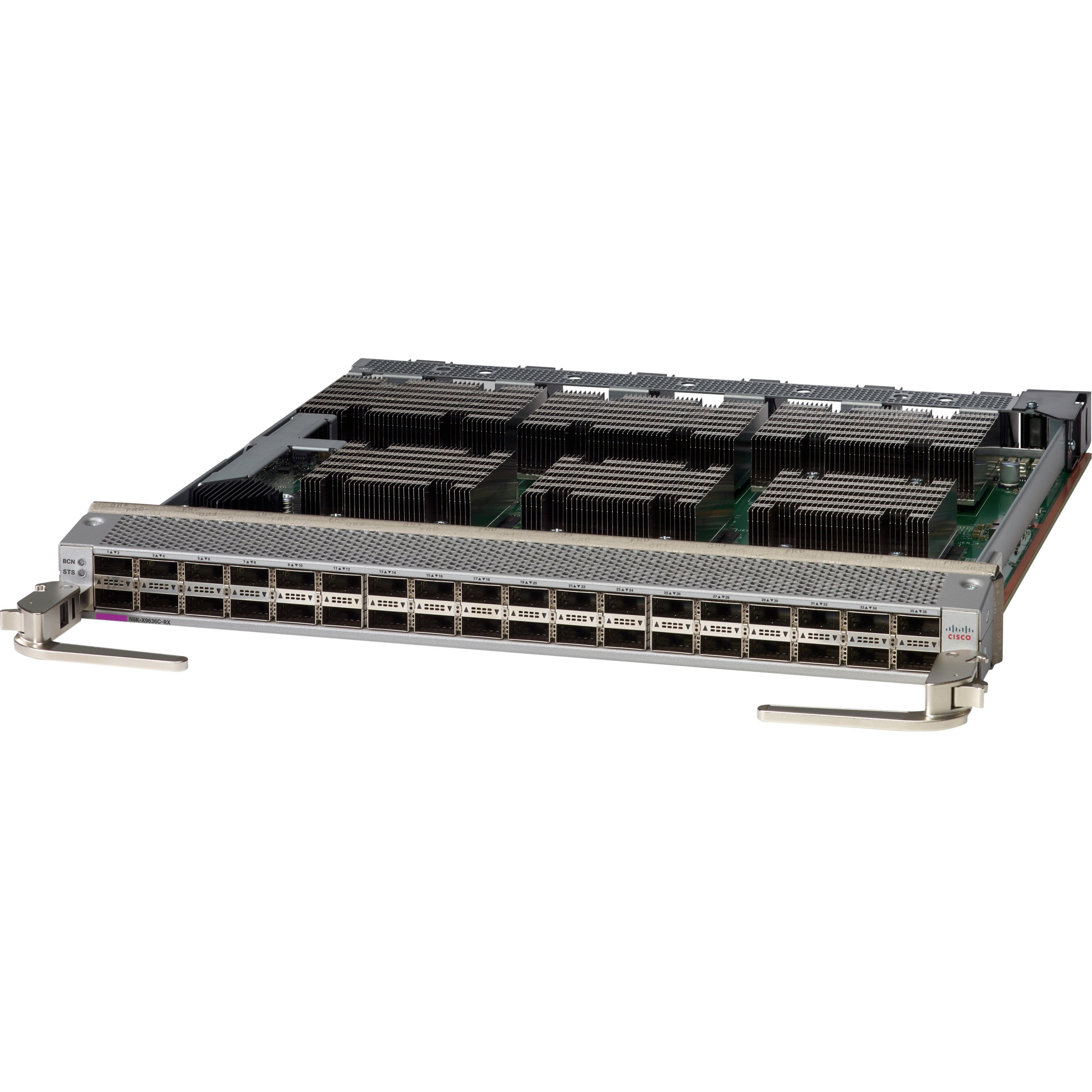 Cisco 36-Port 100 Gigabit Ethernet QSFP28 Line Card with TCAM - For Data Networking, Optical NetworkOptical Fiber100 Gigabit Ethernet - 100GBase-X - 36 x Expansion Slots - QSFP28