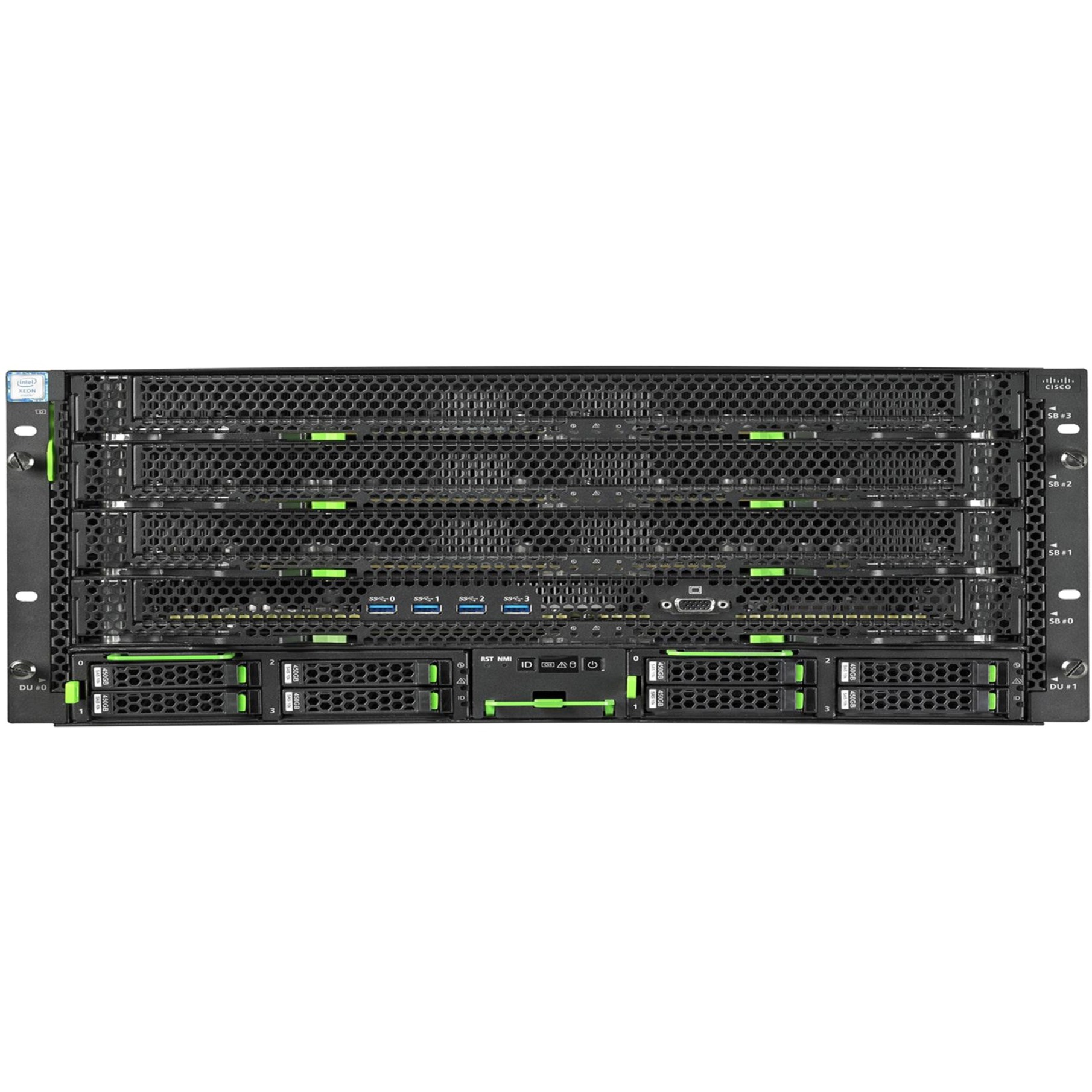 Cisco C880 M5 5U Rack Server - 8 Xeon Platinum 8176 - 3 TB RAM - 12Gb/s SAS, Serial ATA Controller - 8 Processor Support - 12 TB RAM Support - DDR4 SDRAM - 0, 1, 10 RAID Levels Up to 32 MB Graphic Car