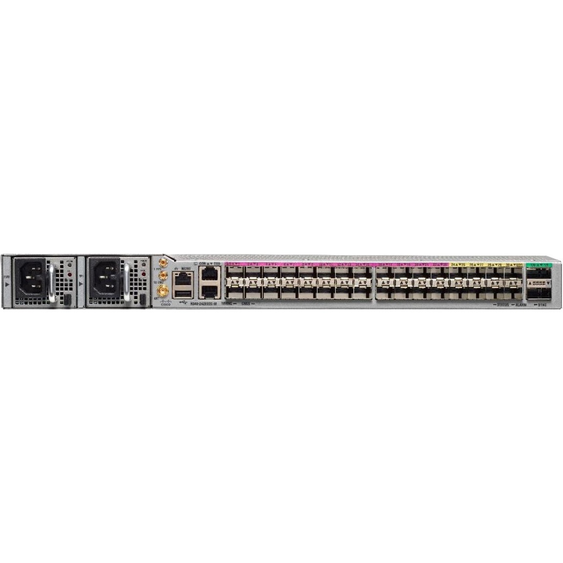Cisco Router Chassis - Management Port - 34 - 100 Gigabit Ethernet - 1U - Rack-mountable