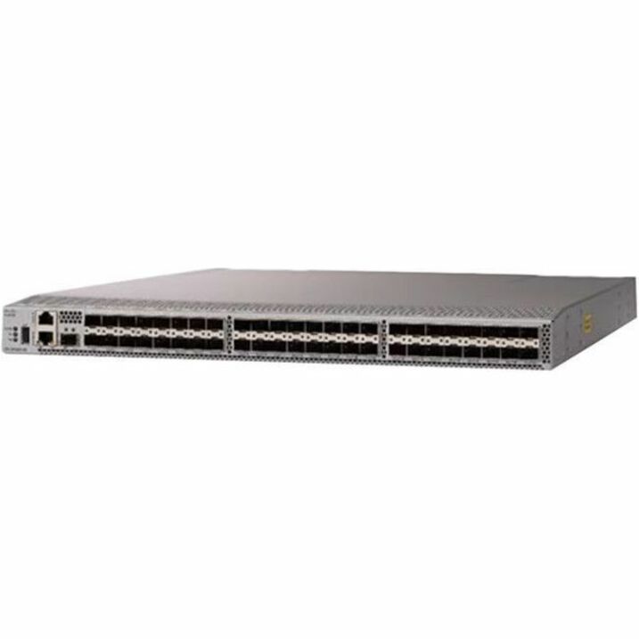 Cisco MDS 9148T Fibre Channel Switch - 48 Ports - 32 Gbit/s - 24 Fiber Channel Ports - 24 x Total Expansion Slots - SFP+ - 24 x SFP+ Slots - Manageable - Rack-mountable - 1U - Redundant Power Supply