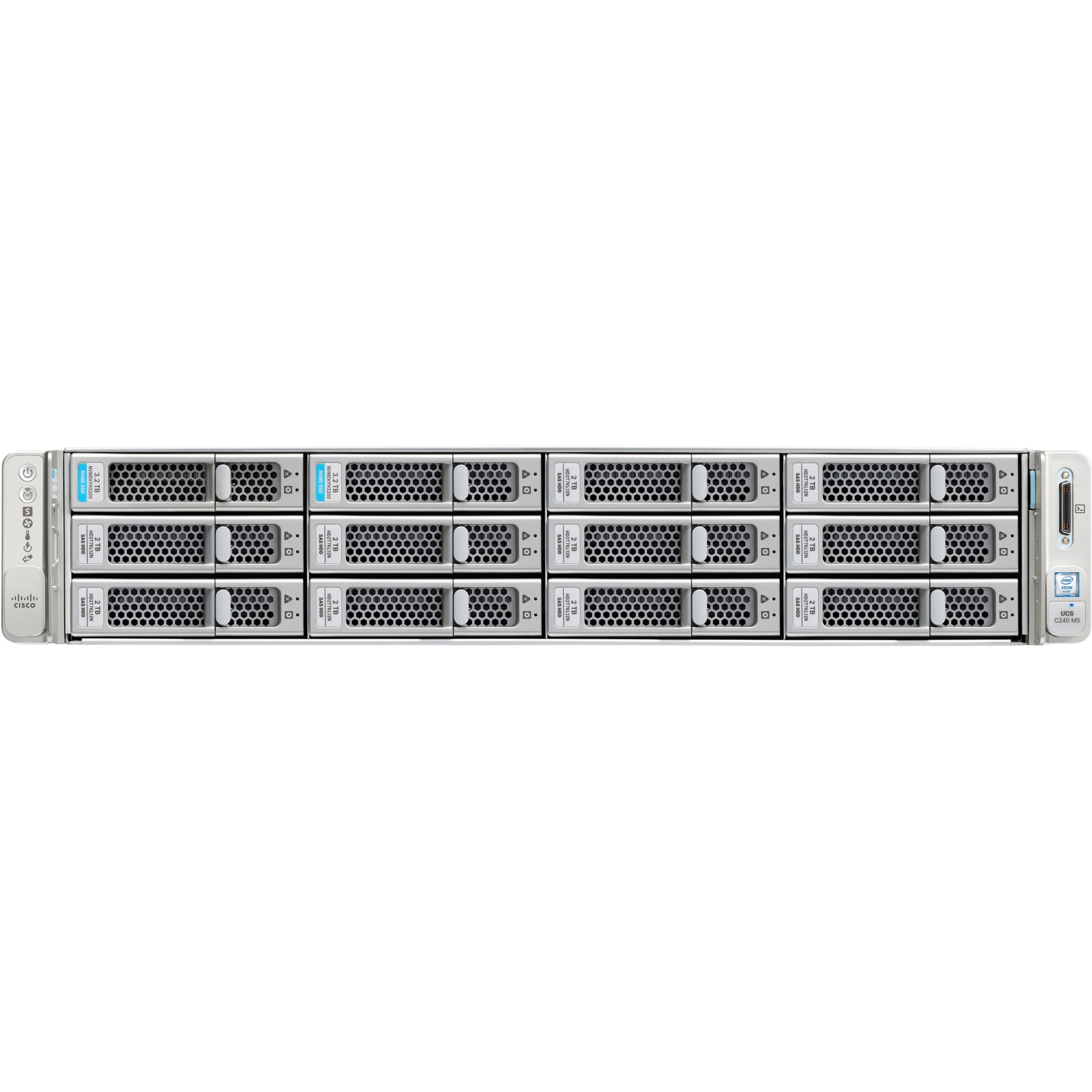 Cisco C240 M5 2U Rack-mountable Server - 2 Xeon 4114 2.20 GHz - 64 GB RAM - 12Gb/s SAS Controller - 2 Processor Support - 3 TB RAM Support - DDR4 SDRAM - 0, 1, 5, 6, 10, 50, 60, JBOD RAID Levels Up to