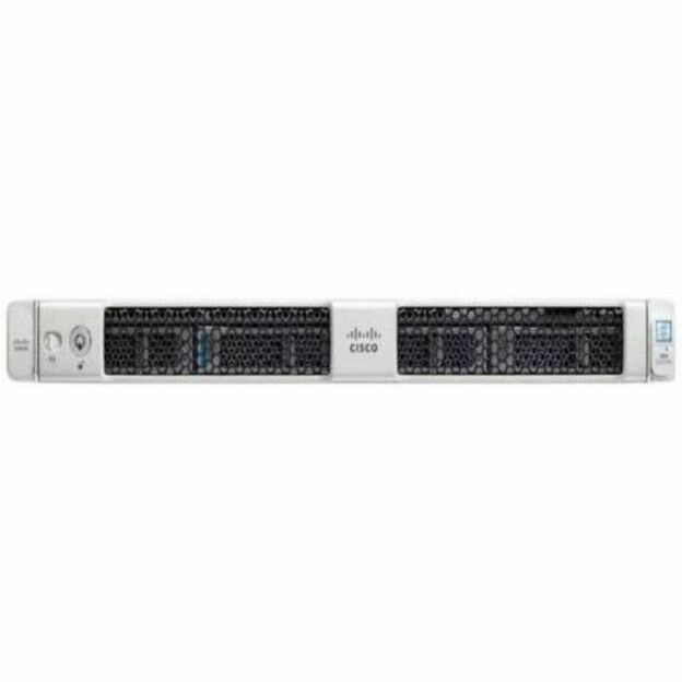 Cisco C220 M5 1U Rack Server - 1 Xeon Silver 4114 2.20 GHz - 16 GB RAM - 12Gb/s SAS Controller - Intel C621 Chip - 2 Processor Support - 9 TB RAM Support - DDR4 SDRAM - 0, 1, 5, 6, 10, 50, 60, JBOD RA