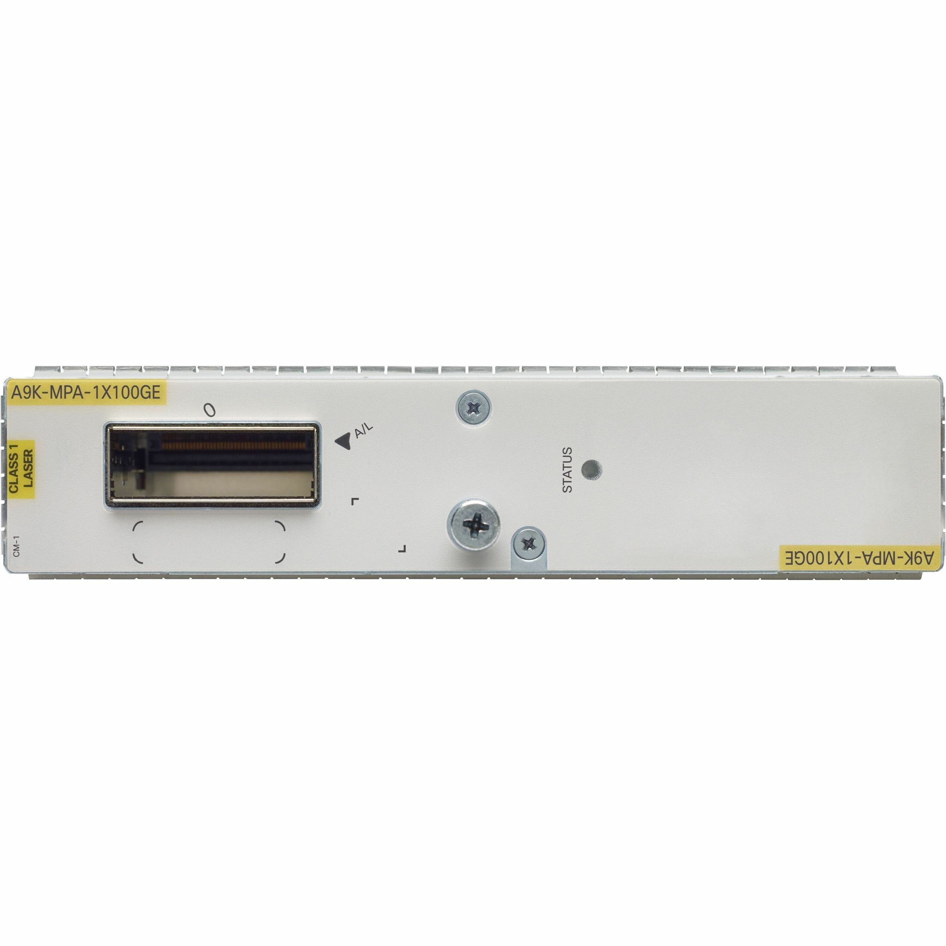 Cisco 1-Port 100GE Modular Port Adapter (MPA) - For Data Networking, Optical NetworkOptical Fiber100 Gigabit Ethernet - 100GBase-X - 100 Gbit/s - 1 x Expansion Slots - CFP2 - Plug-in Module