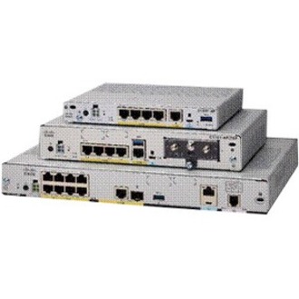Cisco C1111X-8P Router - 15 Ports - PoE Ports - Management Port - 1 - Gigabit Ethernet - Rack-mountable, Desktop - 1 Year