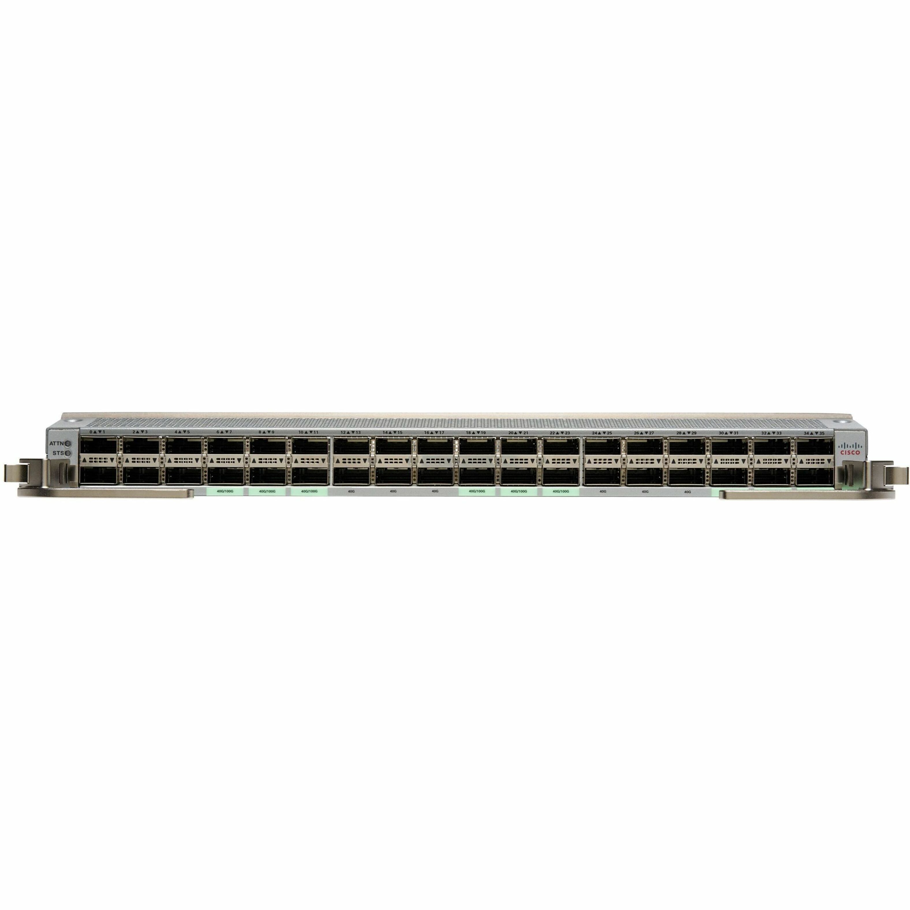 Cisco NC55-18H18F Base Linecard Flexible Consumption (Smart Lic) - For Data Networking, Optical NetworkOptical Fiber100 Gigabit Ethernet, 40 Gigabit Ethernet - 100GBase-X, 40GBase-X - 36 x Expansion S