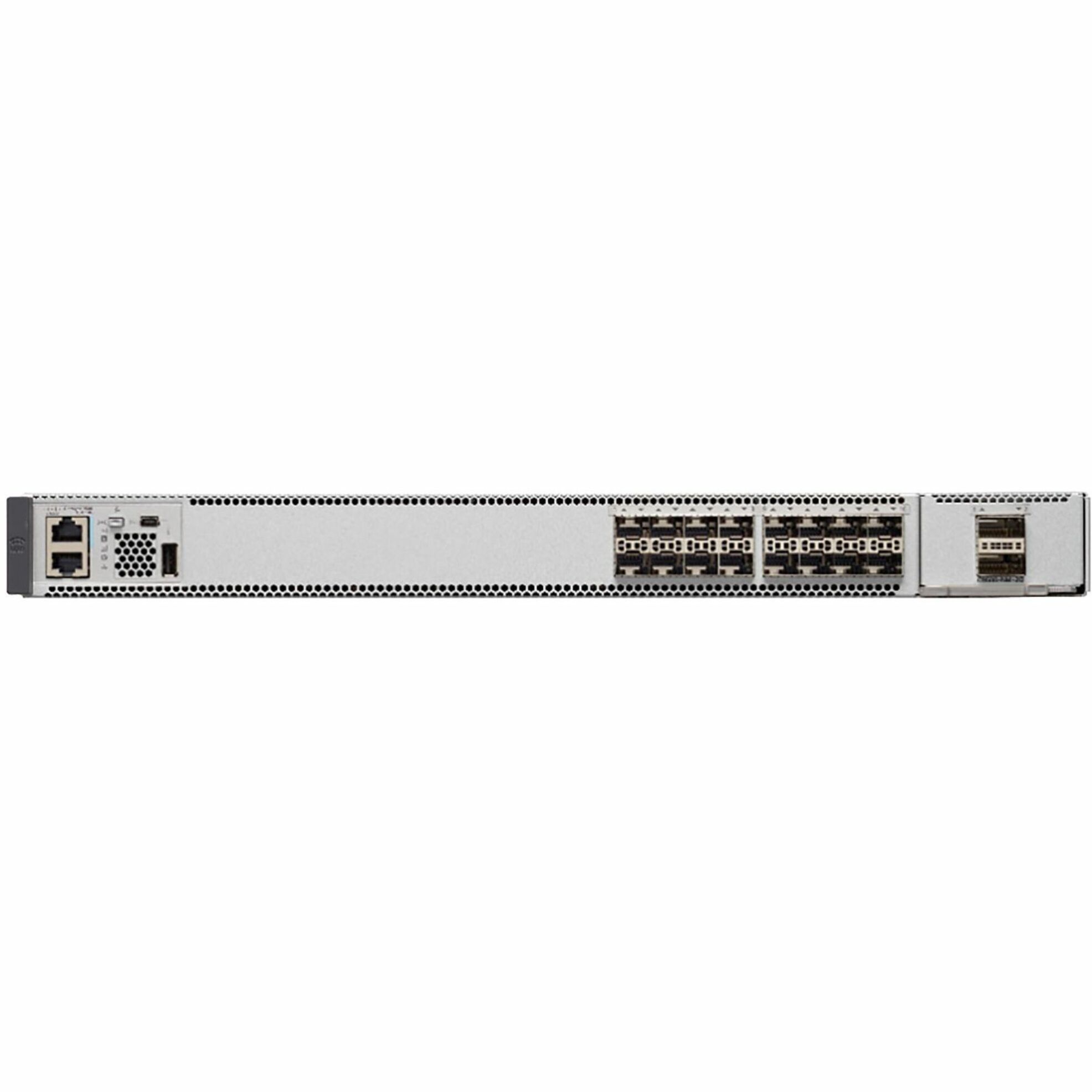 Cisco Catalyst C9500-16X Ethernet Switch - Manageable - 10 Gigabit Ethernet - 10GBase-X - 3 Layer Supported - Modular - 950 W Power Consumption - Optical Fiber - 1U - Rack-mountable - Lifetime Limited