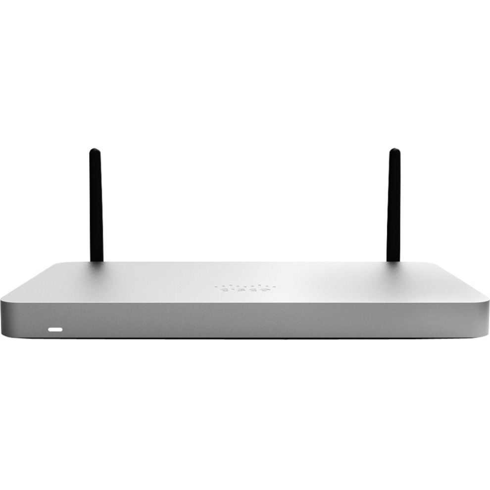 Cisco Meraki MX68W Wi-Fi 5 IEEE 802.11a/b/g/n/ac Ethernet Wireless Router - 2.40 GHz ISM Band - 5 GHz UNII Band(2 x External) - 56.25 MB/s Wireless Speed - 10 x Network Port - USB - Gigabit Ethernet -