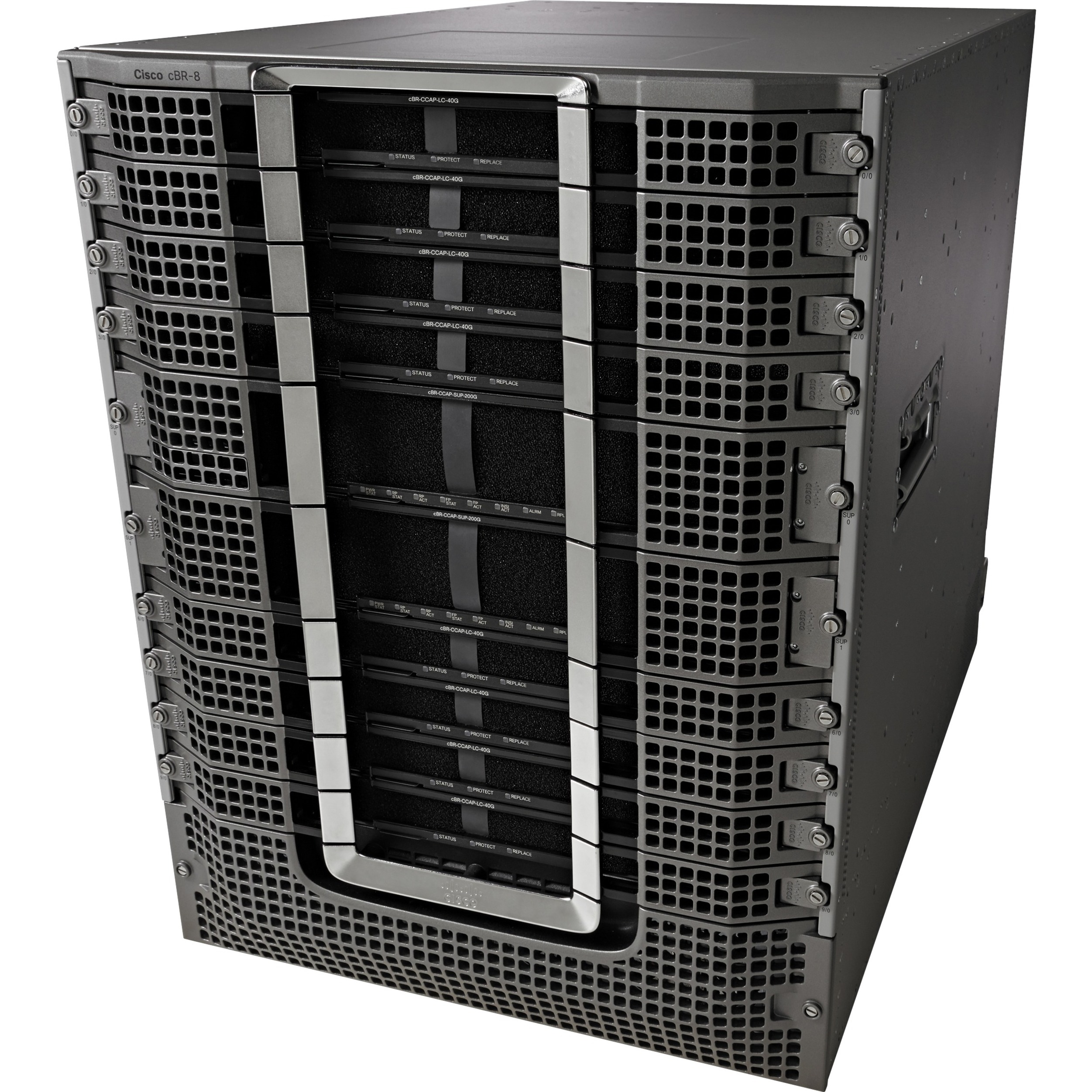 Cisco cBR-8 Series CCAP Router Chassis - Refurbished - 10 Gigabit Ethernet - 13U - Rack-mountable