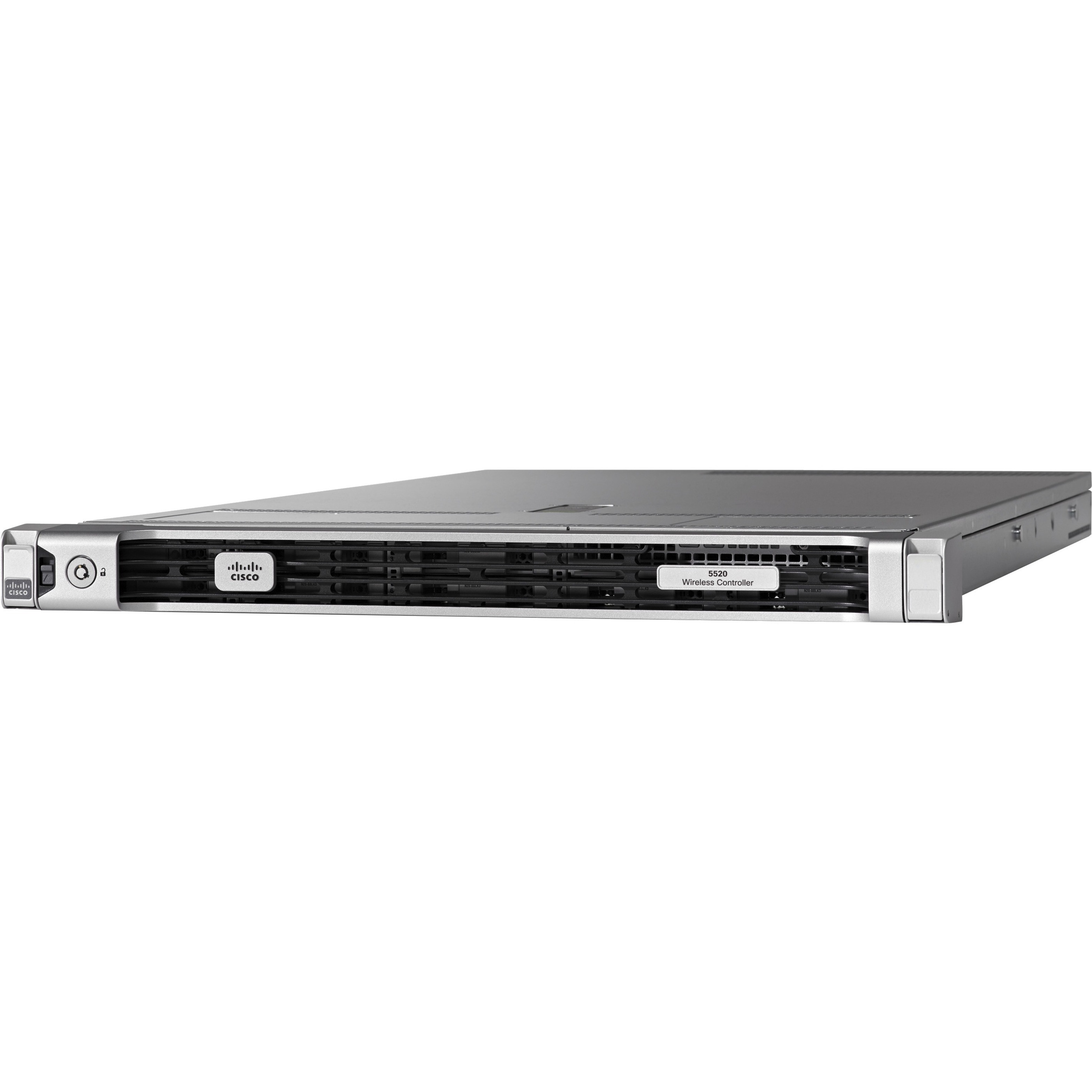 Cisco 5520 Dual Band Wi-Fi 5 IEEE 802.11ac Wireless LAN Controller - 2.40 GHz, 5 GHz - 2 x Network (RJ-45) - Gigabit Ethernet, 10 Gigabit Ethernet - Rail-mountable