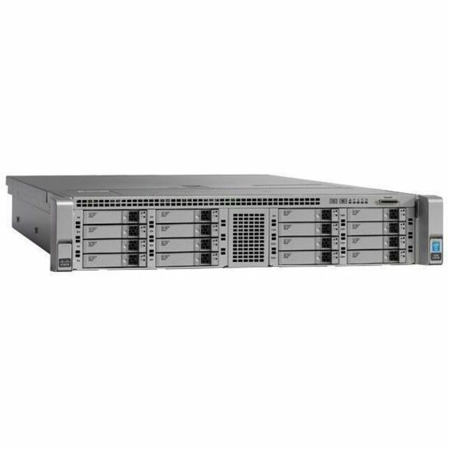 Cisco C240 M4 2U Rack Server - 2 x Intel Xeon E5-2620 2 GHz - 16 GB RAM - Serial ATA/600, 6Gb/s SAS Controller - Refurbished - Intel C600 Chip - 2 Processor Support - 768 GB RAM Support - DDR3 SDRAM -