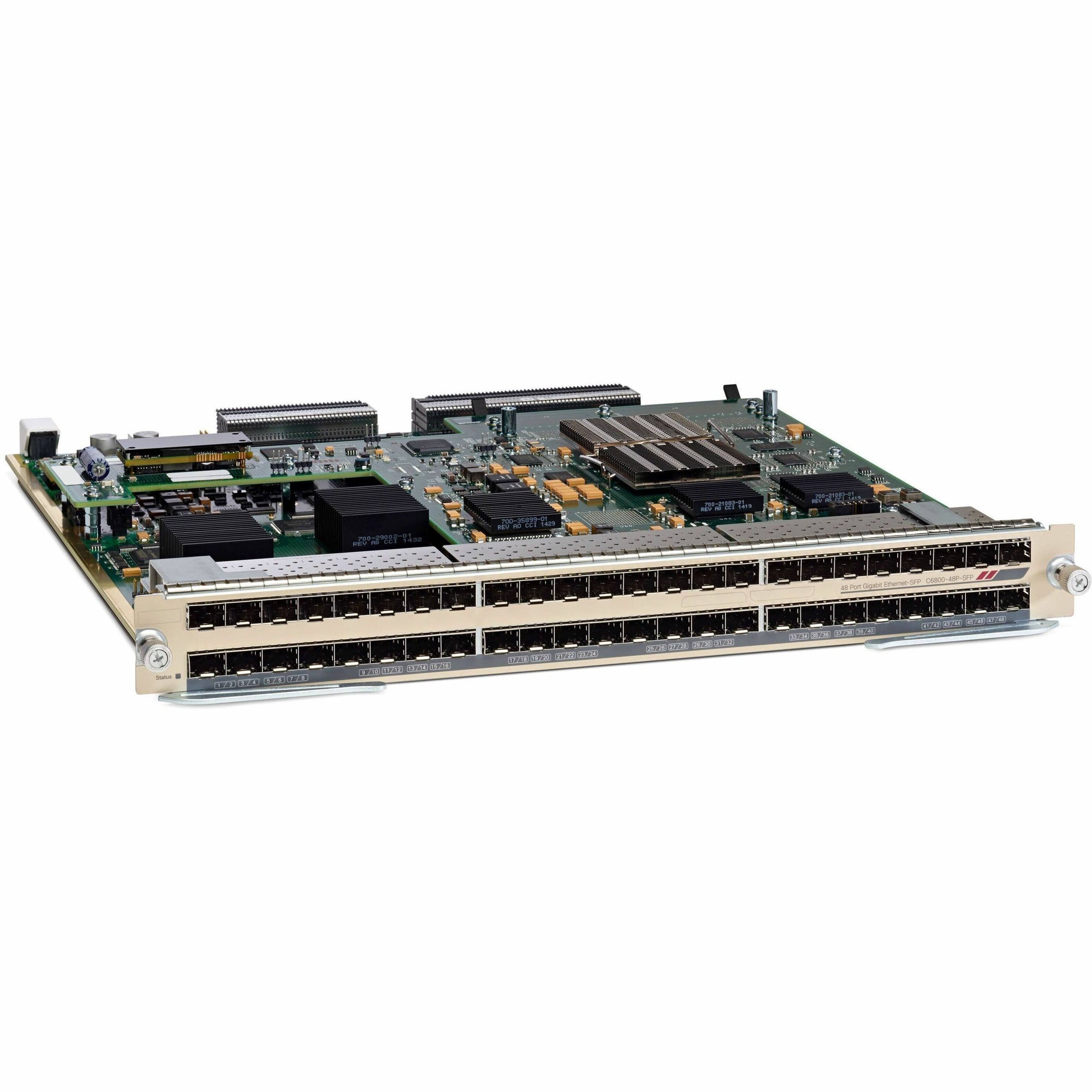 Cisco Expansion Module - For Optical Network, Data NetworkingOptical FiberGigabit Ethernet - 1000Base-X - 48 x Expansion Slots - SFP (mini-GBIC) - 1