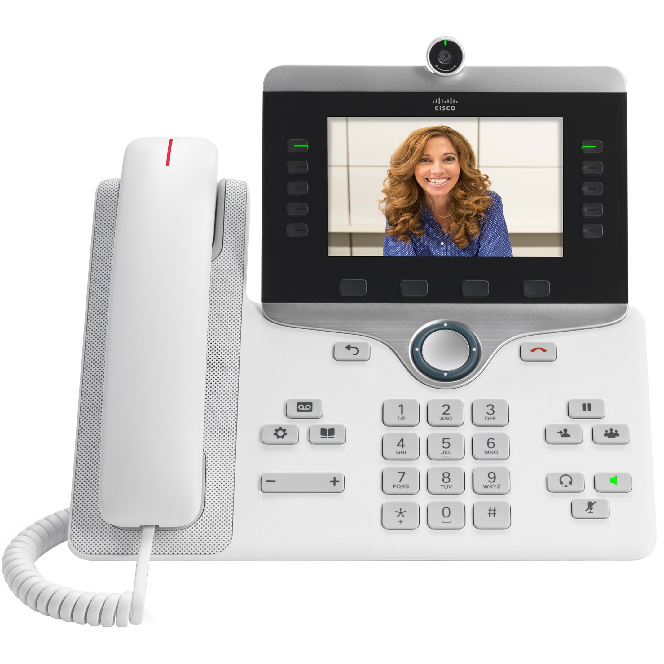Cisco 8865 IP Phone - Remanufactured - Corded - Corded/Cordless - Bluetooth, Wi-Fi - Desktop, Wall Mountable - White - VoIP - IEEE 802.11a/b/g/n/ac - 2 x Network (RJ-45) - PoE Ports
