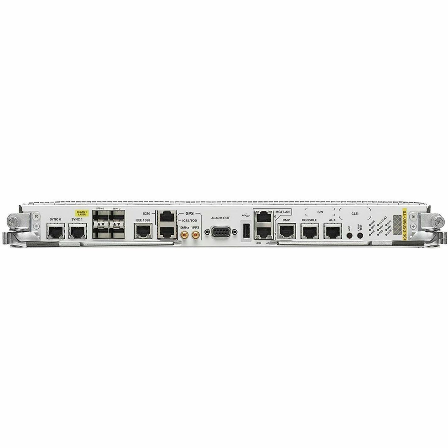 Cisco ASR 9000 Route Switch Processor 880 for Packet Transport 16G - For Data Networking, Optical Network - 2 x RJ-45 100/1000Base-T LAN, 1 x Management, 1 x Management - Twisted Pair, Optical FiberGi