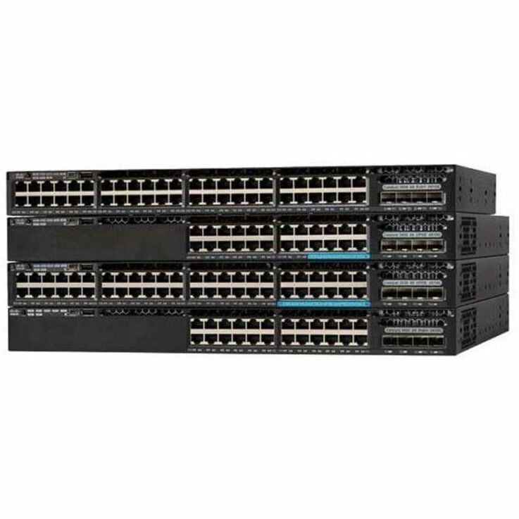 Cisco Catalyst C3650-8X24PD-E Layer 3 Switch - 24 Ports - Manageable - 10 Gigabit Ethernet, Gigabit Ethernet - 1000Base-T, 10GBase-X - Refurbished - 3 Layer Supported - Modular - Optical Fiber, Twiste