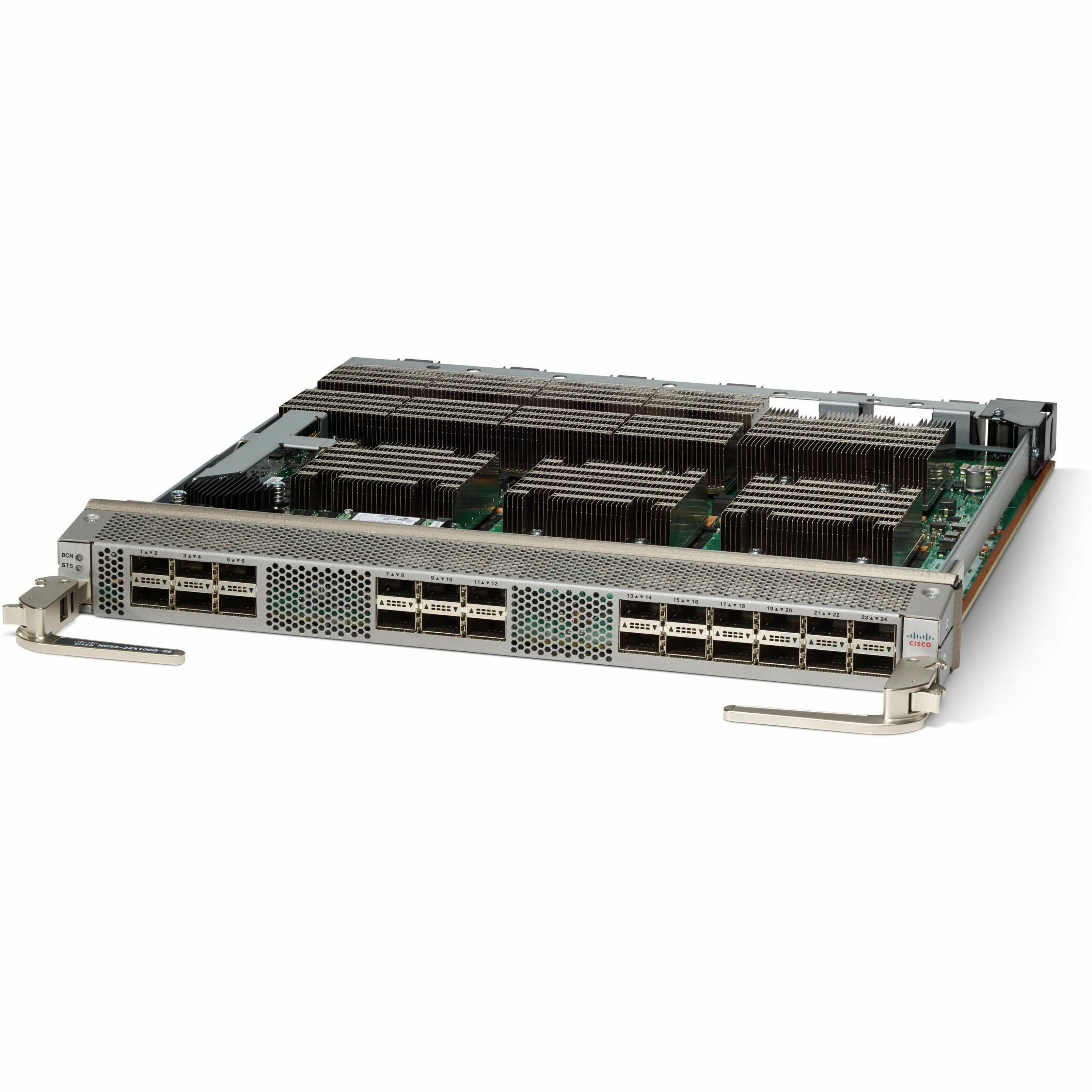 Cisco NC55-24X100G SE Line Card Flexible Consumption (Smart Lic) - For Data Networking, Optical Network - 24 x 100GBase-x Network - Optical Fiber100 Gigabit Ethernet - 100GBase-X