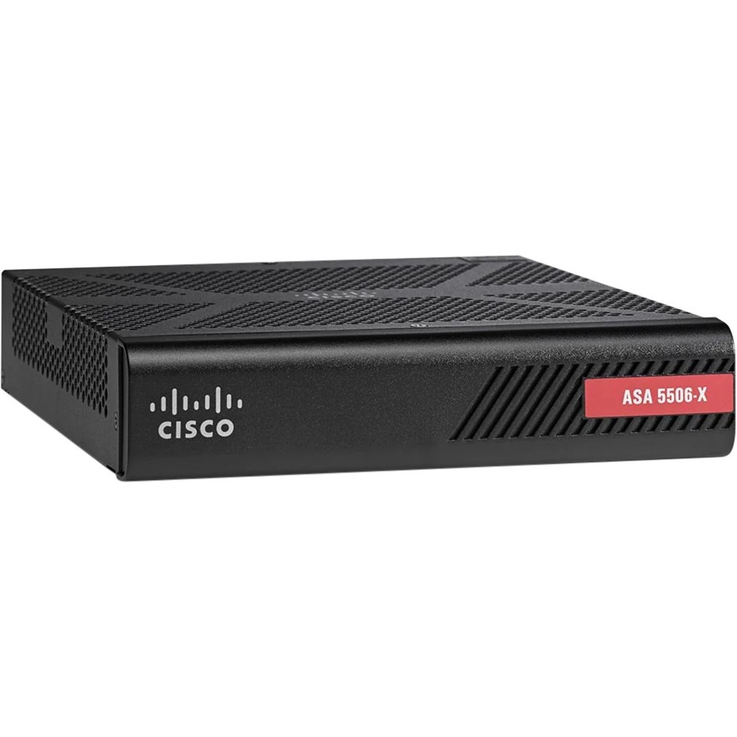 Cisco ASA 5506-X with FirePOWER Services - 8 Port - 10/100/1000Base-T - Gigabit Ethernet - 8 x RJ-45 - Desktop, Rack-mountable
