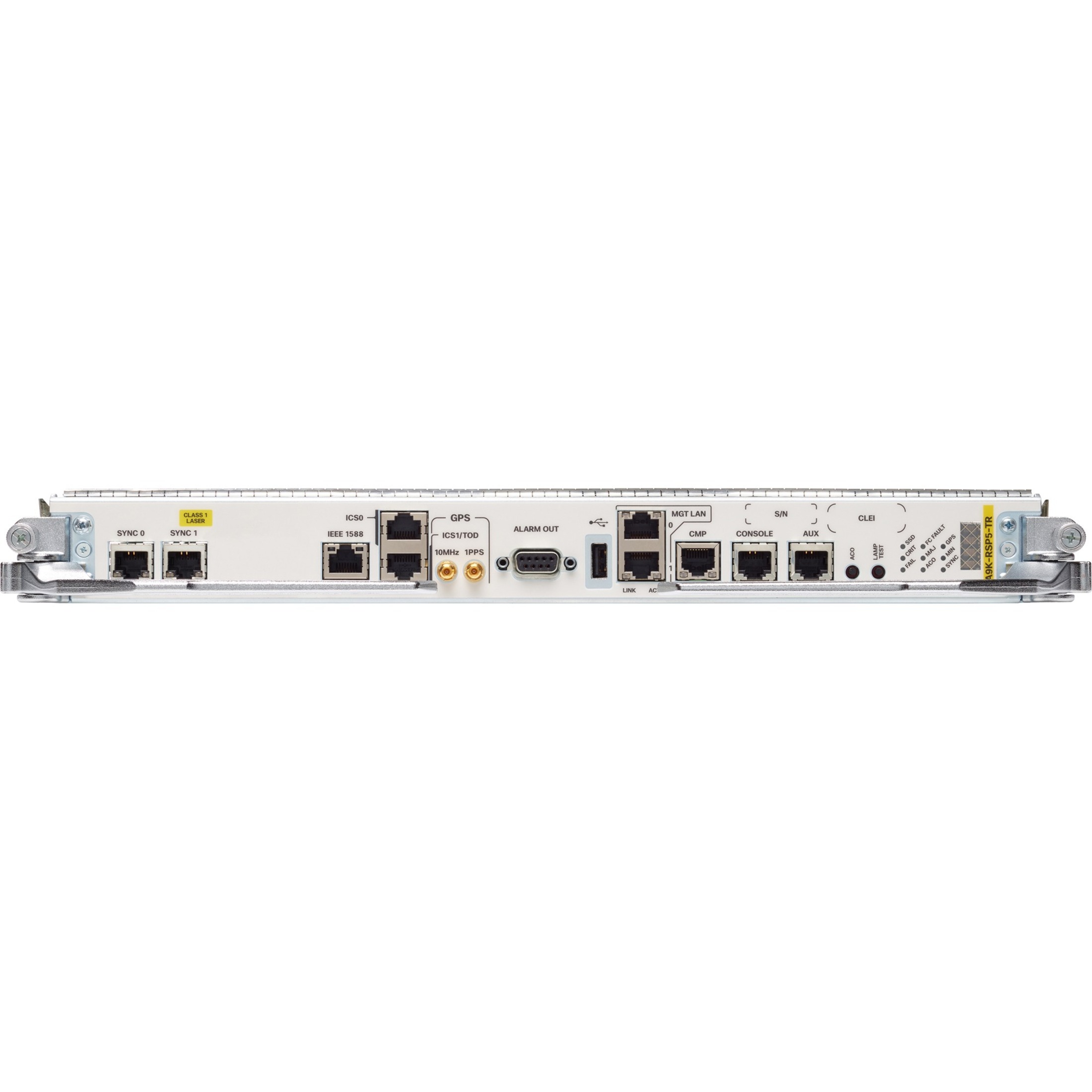 Cisco ASR 9000 Series Route Switch Processor 5 For Packet Transport - For Processor - 2 x 1000Base-T Management, 1 x Console, 1 x Auxiliary