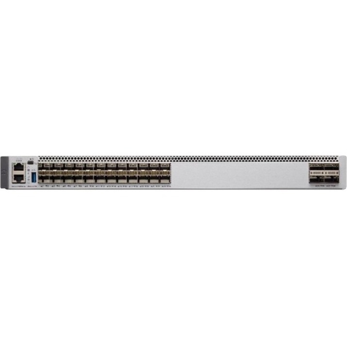 Cisco Catalyst C9500-48Y4C Ethernet Switch - Manageable - 25 Gigabit Ethernet, 100 Gigabit Ethernet - 25GBase-X, 100GBase-X - 3 Layer Supported - Modular - 650 W Power Consumption - Optical Fiber - 1U
