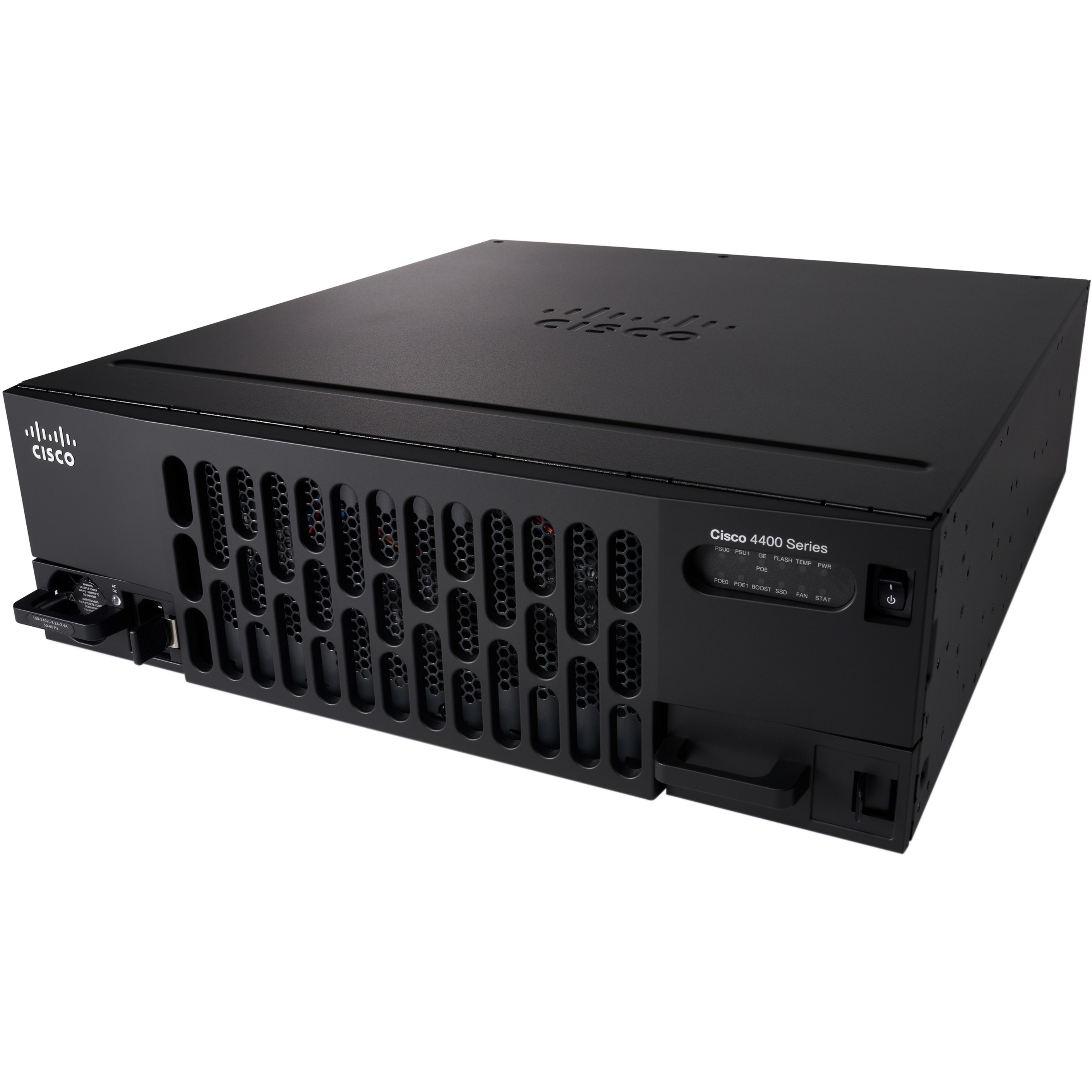 Cisco 4461 Router - ISDN - 4 Ports - Management Port - 11 - 10 Gigabit Ethernet - 3U - Rack-mountable - 90 Day