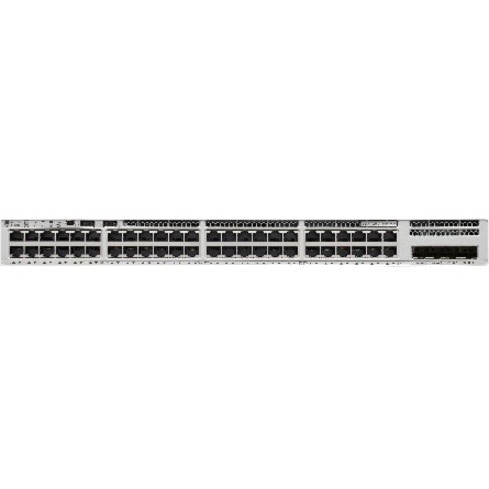 Cisco Catalyst 9200 C9200L-48P-4X Layer 3 Switch - 48 Ports - Manageable - Gigabit Ethernet, 10 Gigabit Ethernet - 10/100/1000Base-T, 10GBase-X - 3 Layer Supported - Modular - Twisted Pair, Optical Fi