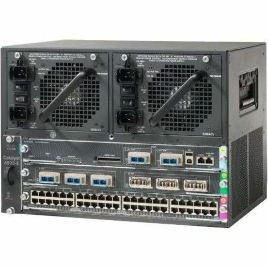 Cisco Catalyst 4503-E Switch Chassis - 2 Layer Supported - Modular - PoE Ports - 7U - Rack-mountable - Lifetime Limited Warranty