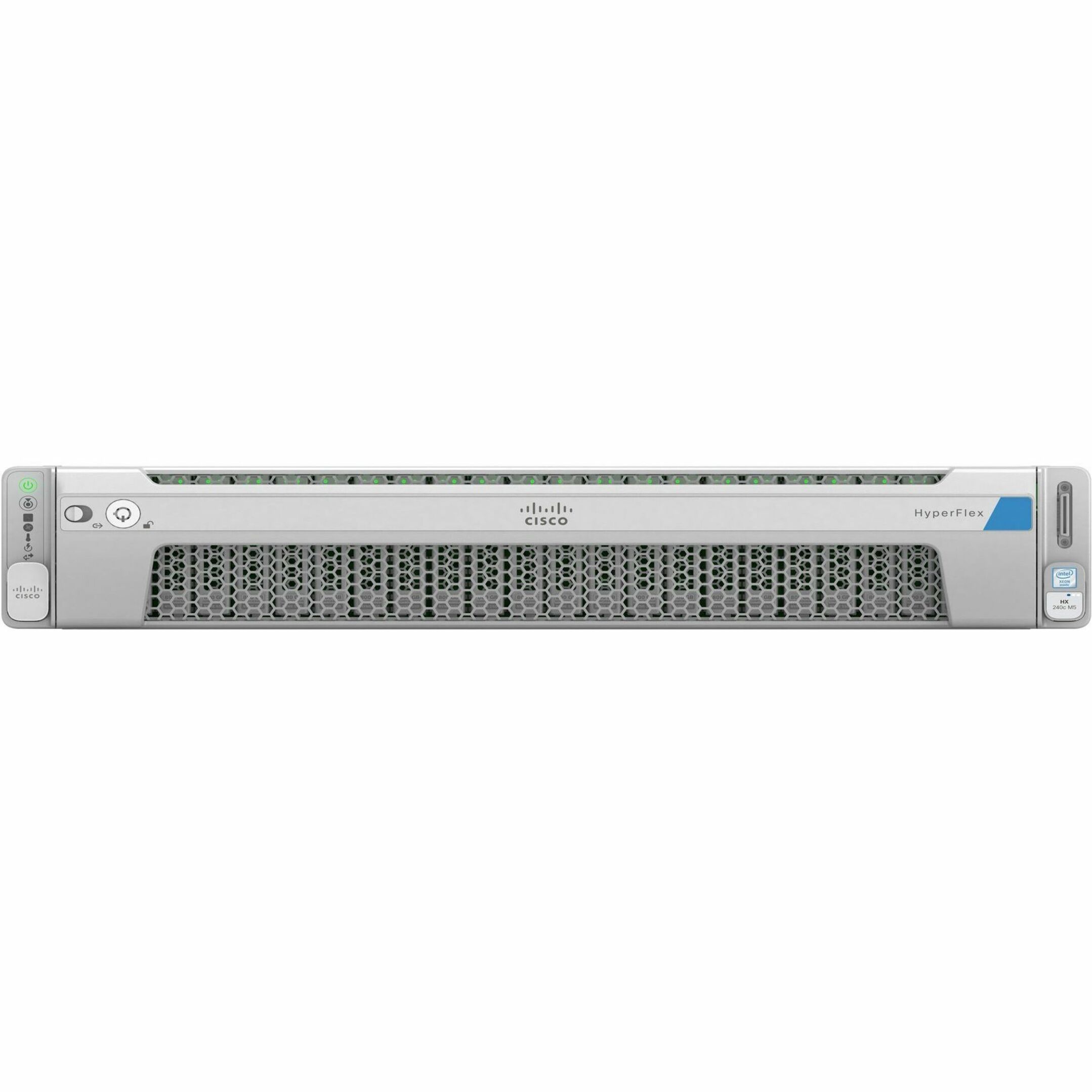 Cisco HyperFlex HX240c M5 2U Rack Server - 2 Xeon Gold 6142 2.60 GHz - 384 GB RAM - 12Gb/s SAS, Serial ATA/600 Controller - Intel C621 Chip - 2 Processor Support - 3 TB RAM Support - DDR4 SDRAM - Giga