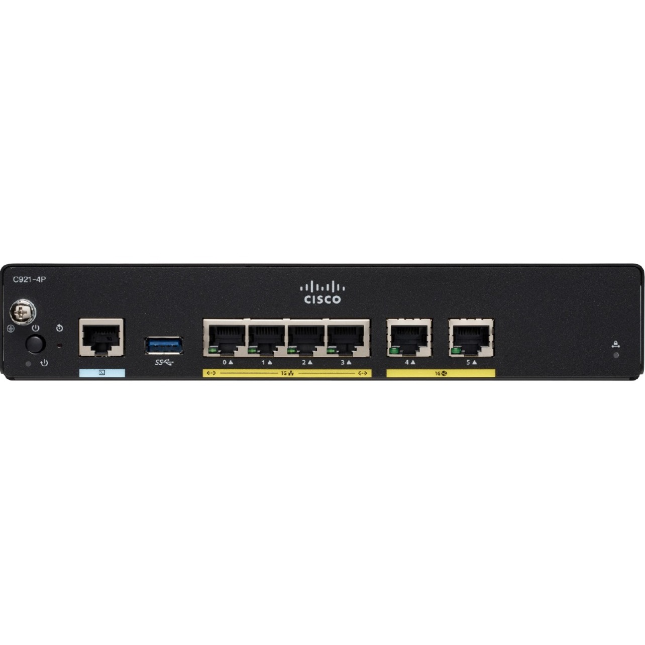 Cisco C931-4P 1 SIM Cellular, Ethernet, ADSL2, VDSL2+ Modem/Wireless Router - 4G - LTE 800, LTE 2100, LTE 700, LTE 900, LTE 2600, LTE 1800 - LTE, UMTS, HSPA+, EDGE, GPRS(1 x External) - 4 x Network Po