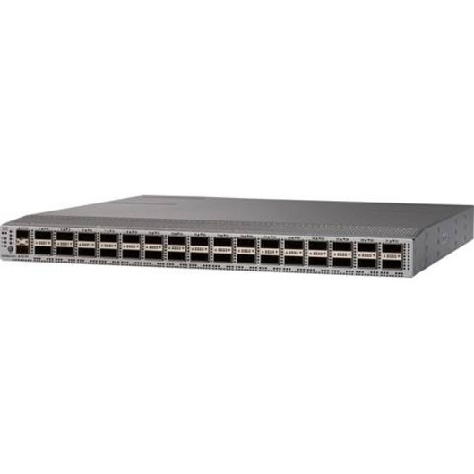 Cisco Nexus 3132C-Z Switch with 32 QSFP28 Spare - Manageable - 10 Gigabit Ethernet, 100 Gigabit Ethernet - 100GBase-X - 3 Layer Supported - Modular - Optical Fiber - Rack-mountable - 1 Year Limited Wa