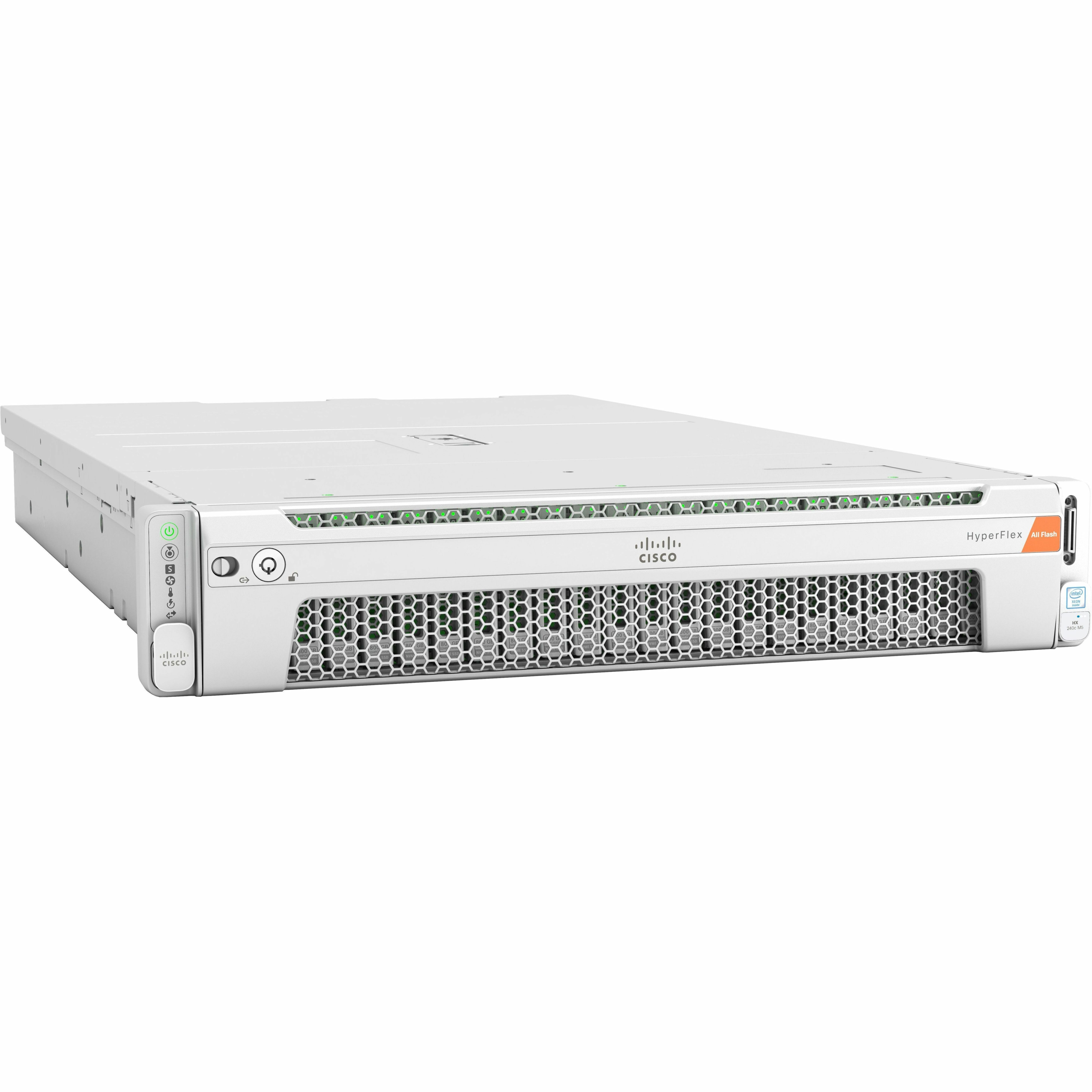 Cisco HyperFlex HX240c M5 2U Rack Server - 2 x Intel Xeon Gold 6142 2.60 GHz - 384 GB RAM - 12Gb/s SAS, Serial ATA/600 Controller - Intel C621 Chip - 2 Processor Support - 3 TB RAM Support - DDR4 SDRA