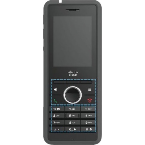 Cisco 6825 Handset - Cordless - DECT, Bluetooth - 250 Phone Book/Directory Memory - 2 x Total Number of Phone Lines - 2" Screen Size - Headset Port - 17 Hour Battery Talk Time - Wall Mountable - Charc