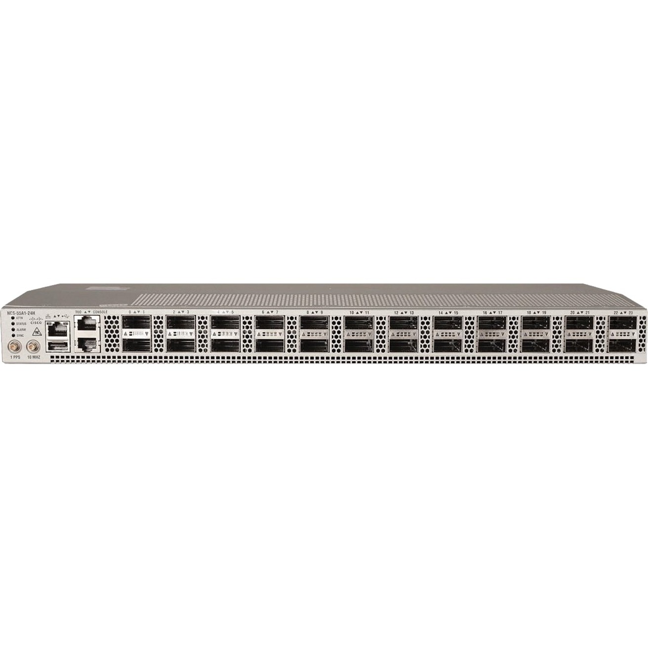 Cisco NCS55A1 Fixed 24x100G chassis bundle - 24 Ports - Management Port - 100 Gigabit Ethernet - 1U - Rack-mountable - 1 Year