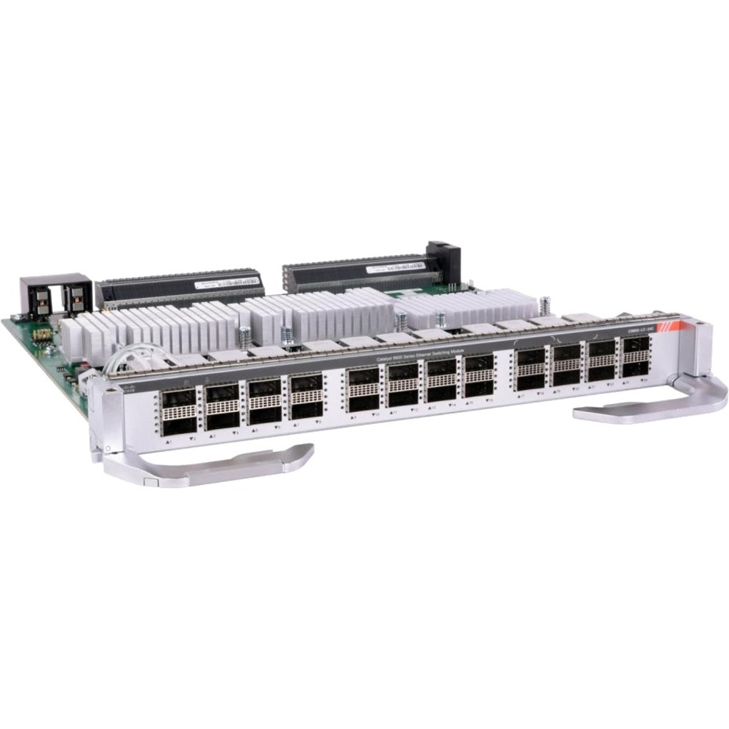 Cisco Catalyst 9600 Series 24-Port 40GE/12-Port 100GE Line Card (C9600-LC-24C) - For Data Networking, Optical NetworkOptical Fiber40 Gigabit Ethernet, 100 Gigabit Ethernet - 40GBase-X, 100GBase-X - 24