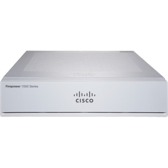 Cisco Firepower 1010 Network Security/Firewall Appliance - 8 Port - 1000Base-T - Gigabit Ethernet - 8 x RJ-45 - Rack-mountable, Desktop