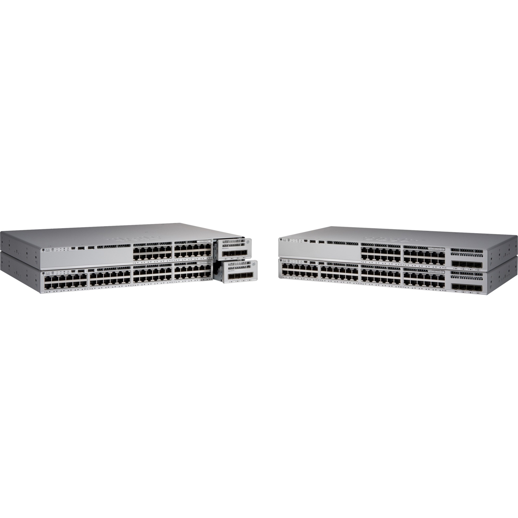 Cisco Catalyst C9200L-48PXG-4X Ethernet Switch - 48 Ports - Manageable - 10 Gigabit Ethernet - 10GBase-T - 3 Layer Supported - 1000 W Power Consumption - Twisted Pair - Rack-mountable - Lifetime Limit