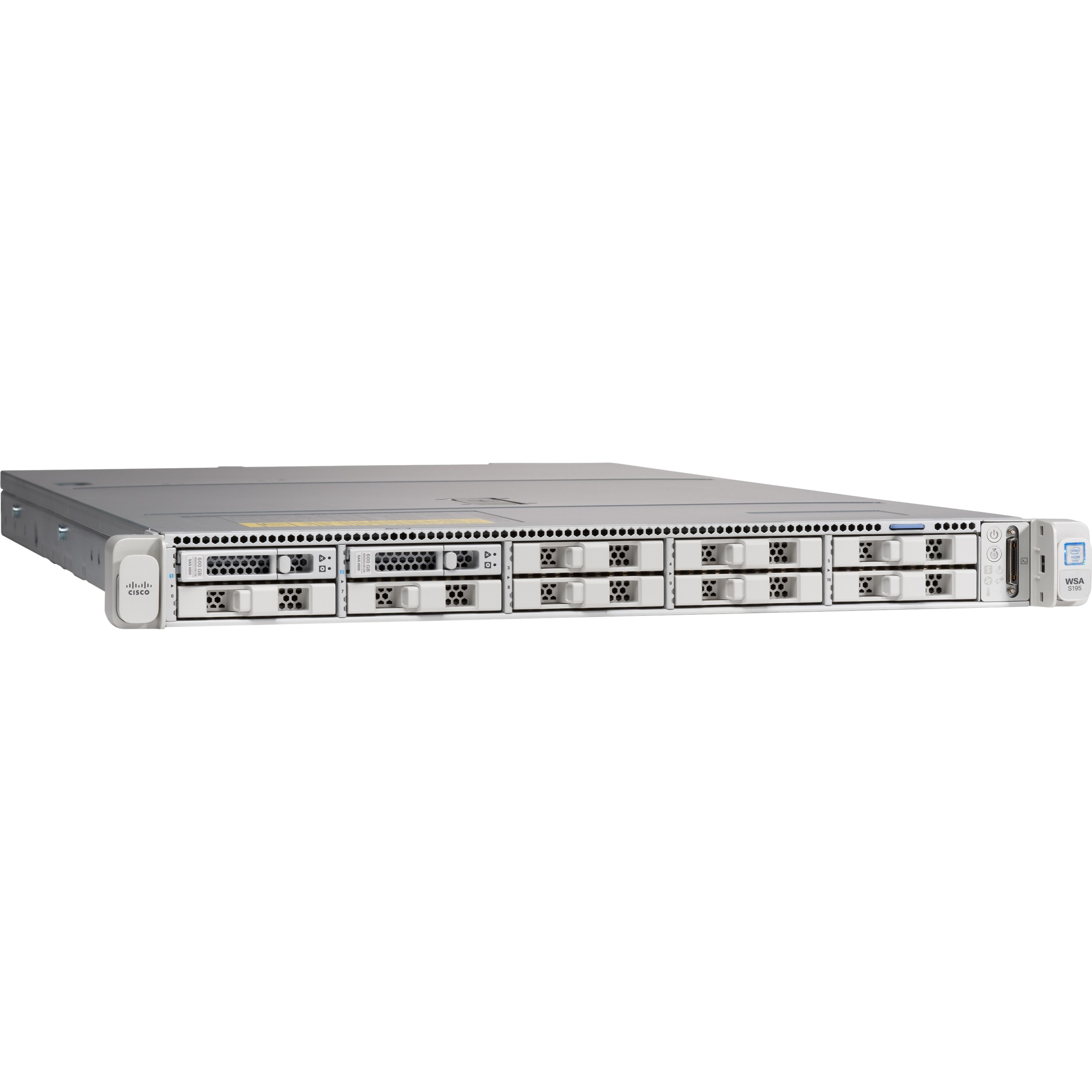 Cisco S195 Network Security/Firewall Appliance - 6 Port - 10/100/1000Base-T - Gigabit Ethernet - 6 x RJ-45 - 1U - Rack-mountable