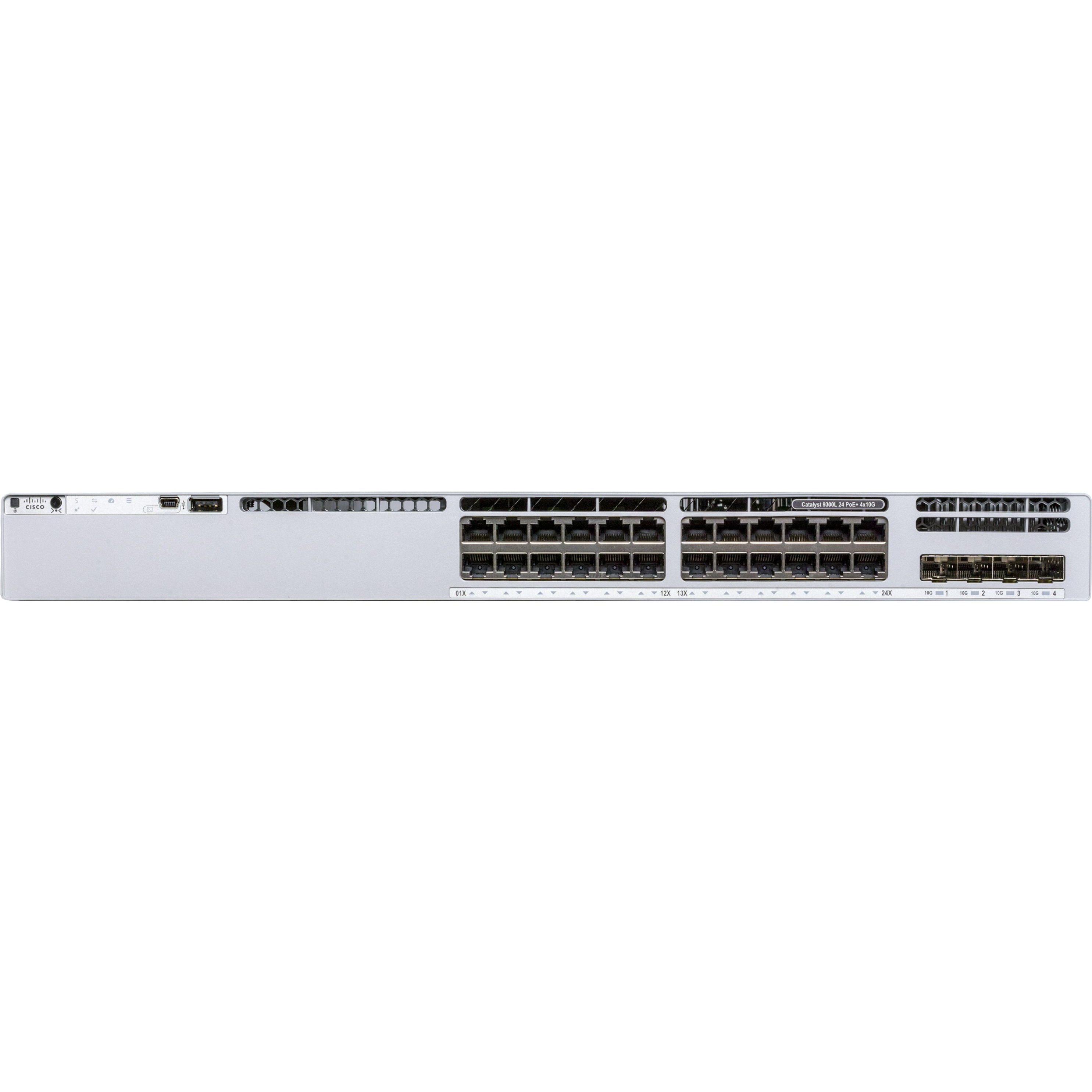 Cisco Catalyst 9300 24-port fixed Uplinks PoE+, 4X1G Uplinks, Network Essentials - 24 Ports - Manageable - Gigabit Ethernet - 1000Base-T - 3 Layer Supported - Modular - 4 SFP Slots - 715 W Power Consu